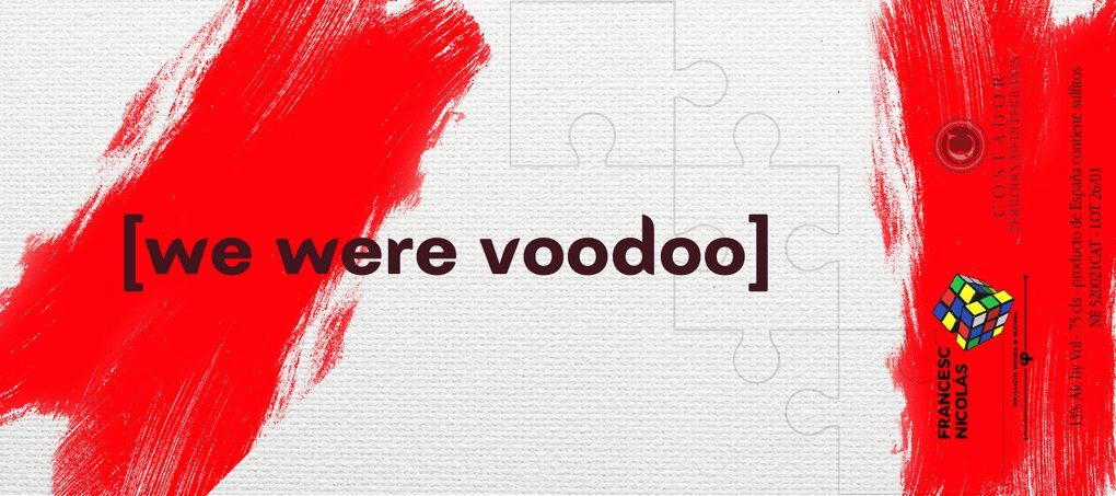 Etiqueta de We were Voodoo 2025, vino tinto